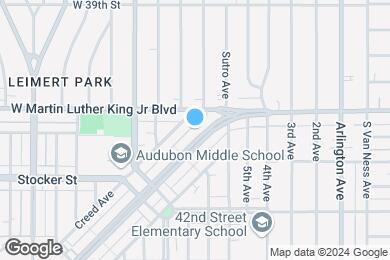 Map image of the property - 4101-4115 Leimert Blvd