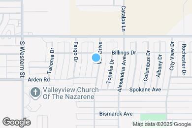 Map image of the property - 7406 Vail Drive