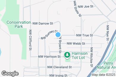 Map image of the property - 418 NW Maryland St