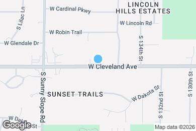 Map image of the property - 13640 W Cleveland Ave