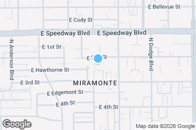 Map image of the property - 940 N Palo Verde Blvd