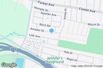 Map image of the property - 32 Amador St