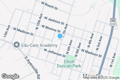 Map image of the property - 302 N 7th Ave