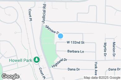 Map image of the property - 3412 W 132nd St