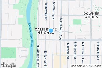 Map image of the property - 3129 N Bartlett Ave