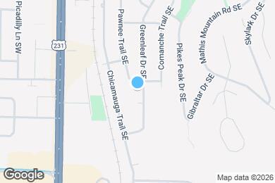 Map image of the property - 12202 Greenleaf Dr SE