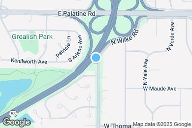 Map image of the property - 1519 E Baronet Ln