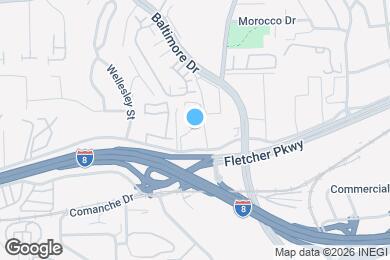 Map image of the property - 7780 Parkway Dr