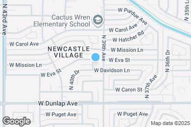 Map image of the property - 9215 N 39th Dr