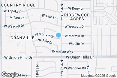 Map image of the property - 18805 N 31st Dr
