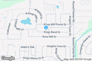 Map image of the property - 21519 Kings Bend Dr