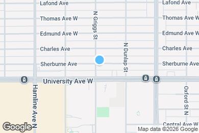 Map image of the property - 1214 Sherburne Ave