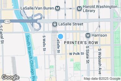Map image of the property - 633 S LaSalle St