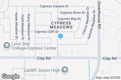 Map image of the property - 19319 Cypress Arbor Ct