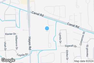 Map image of the property - Park On Canal Apartments - Clinton Twp, MI