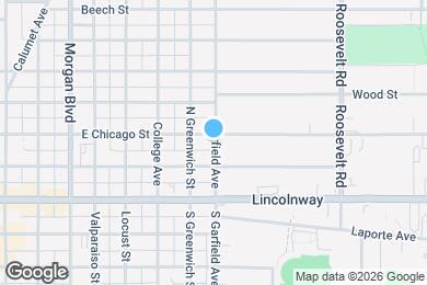 Map image of the property - 105 Garfield Ave