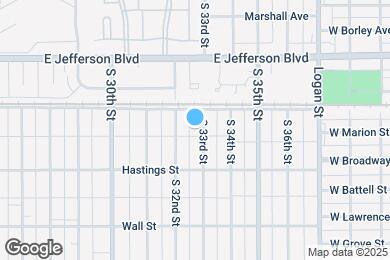 Map image of the property - 525 S 33rd St