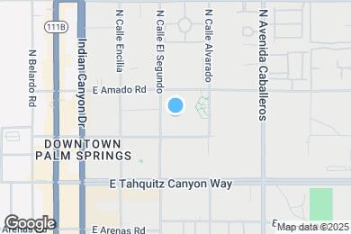Map image of the property - 222 N Calle El Segundo