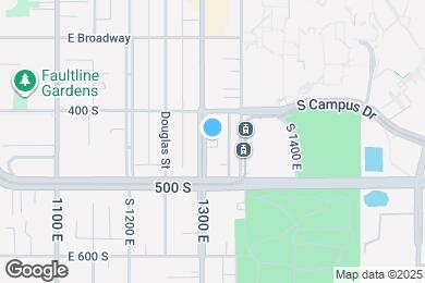 Map image of the property - 429 S 1300 E