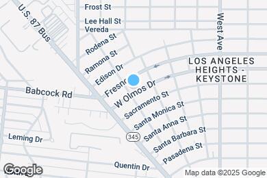 Map image of the property - 2225 W Olmos Dr
