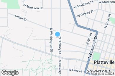 Map image of the property - 300 N Hickory St