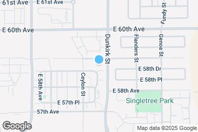 Map image of the property - 19249 E 58th Ave
