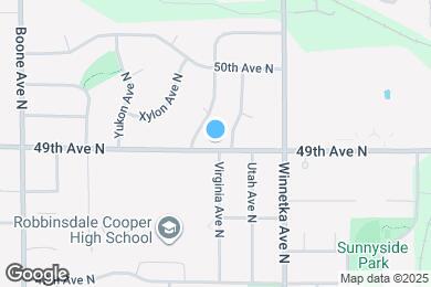 Map image of the property - 8140 49th Ave N