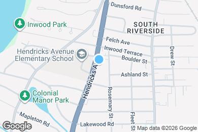 Map image of the property - 3365 Hendricks Ave