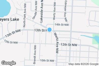 Map image of the property - 3034 13th St NW