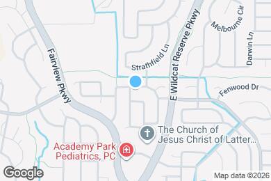 Map image of the property - 10224 S Cherryhurst Ln