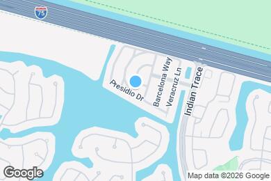 Map image of the property - 1380 Presidio Dr