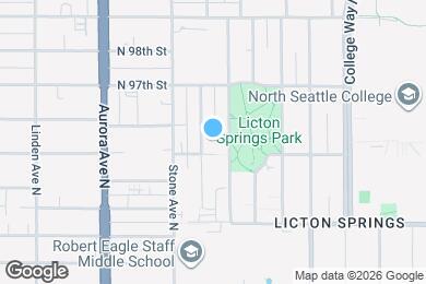 Map image of the property - 9506 Interlake Ave N