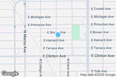 Map image of the property - 1305 E Harvard Ave