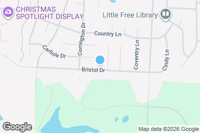 Map image of the property - 724 Bristol Dr