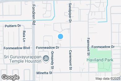 Map image of the property - 14550 Fonmeadow Dr
