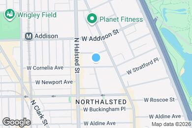 Map image of the property - 718 W Cornelia Ave