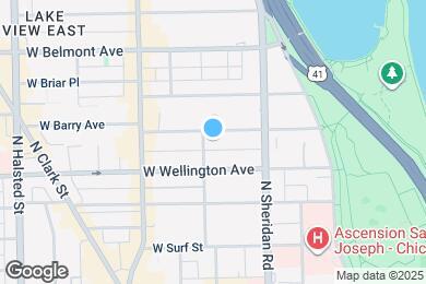 Map image of the property - 450 W Barry Ave