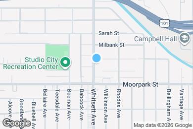 Map image of the property - 4444 Whitsett Ave