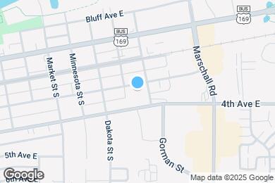 Map image of the property - 1014 3rd Ave E