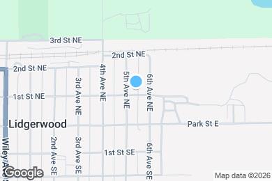 Map image of the property - 512 1st St NE