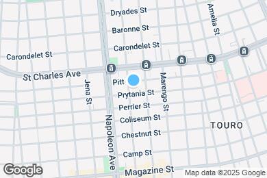 Map image of the property - 4223 Prytania St