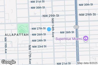 Map image of the property - 1431 NW 26th St