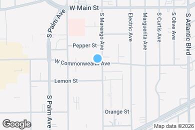 Map image of the property - 1706 W Commonwealth Ave