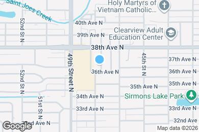 Map image of the property - 3620 47th St N