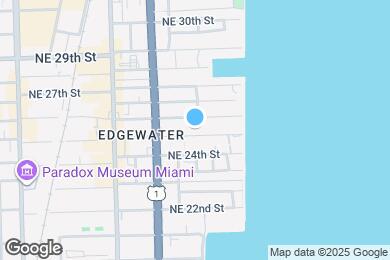 Map image of the property - 455 NE 25th St