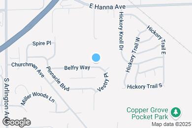 Map image of the property - 6414 Belfry Way