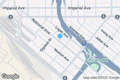 Map image of the property - 1752 National Ave