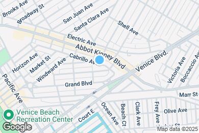 Map image of the property - 1564 Cabrillo Ave