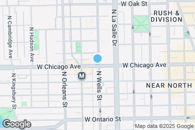 Map image of the property - 158 W Chicago Ave