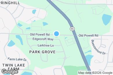 Map image of the property - 208 Edgecroft Way